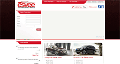 Desktop Screenshot of esveecarrentalindia.com